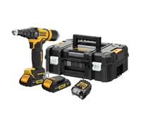 DEWALT DCF403D2GT-QW - Remachadora de batería de 2,4 a 4,8 mm