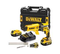 DEWALT DCF620P2K-QW Destornillador Eléctrico 18V 5.0Ah Batería Lithium Ion Mango de Pistola Velocidad Ajustable