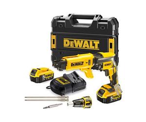 DEWALT DCF620P2K-QW Destornillador Eléctrico 18V 5.0Ah Batería Lithium Ion Mango de Pistola Velocidad Ajustable