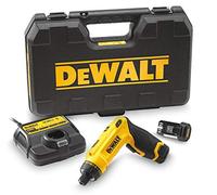 DEWALT DCF680G2-QW - Atornillador giroscópico a batería 7.2V litio, Empuñadura de 2 posiciones, 4Nm de par máx. sostenido, Luz LED, Incluye: 2 Baterías 7,2V Li-Ion 1Ah, Cargador y Maletín