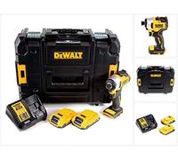 DeWalt Atornillador de impacto inalámbrico DCF809D2T-QW 18 V 2 Ah Negro y Amarillo