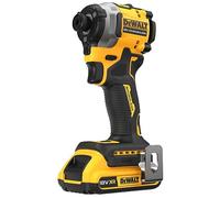DEWALT DCF850D2T-QW - Atornillador de impacto compacto sin escobillas 18V XR, 1 Batería Li-Ion 2 Ah y Cargador Multi-voltaje XR