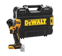 DEWALT DCF850NT-XJ - Atornillador de impacto 18V XR, Soporte hexagonal interior de ¼", Bloqueo automático, Par de torsión de 200 Nm, Incluye gancho de cinturón de metal y caja TSTAK, No incluye batería ni cargador