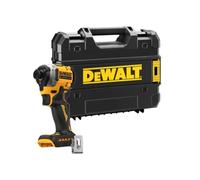 DEWALT DCF850NT-XJ - Atornillador de impacto 18V XR, Soporte hexagonal interior de ¼", Bloqueo automático, Par de torsión de 200 Nm, Incluye gancho de cinturón de metal y caja TSTAK, No incluye batería ni cargador