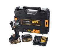 DeWalt DCF85MP2T McLaren F1 18V XR 1/4 pulgadas atornillador de impacto inalámbrico sin escobillas con 2 baterías de 5 AH, cargador y funda