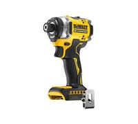 DeWALT DCF860NT-XJ Destornillador de Impacto 1/4" 18V Sin Escobillas, 4400Nm de Torque, Mango de Pistola, 3800 RPM, Negro y Amarillo