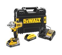 DeWalt DCF891H2T-QW Atornillador de impulsos 18 V 2 baterías 5 Ah Powerstack 1/2" 812 Nm