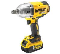 Dewalt DCF899P2-GB - Atornillador de percusión (950 Nm, incluye 2 baterías de ion de litio de 18 V y 5 Ah, incluye maletín)