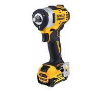 DEWALT DCF901P2-QW - Llave Impacto sin escobillas XR 12V 1/2" 340Nm con 2 baterías Li-Ion 5Ah y maletín TSTAK