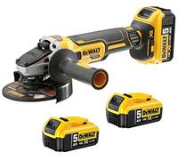 Dewalt dcg405p3-qw - 125mm cordless grinder 18v 3 batteries 5.0 ah cha