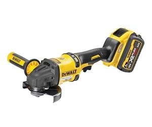 DeWalt DCG418T2 - Molinillo de alta potencia XR FlexVolt de 54 V, 125 mm, 2 fundas Tstak de 6.0 ah