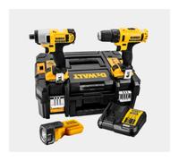 DeWalt DCK211D2T 12V Taladro Impact Driver Combo Kit 2 Cargador de Batería