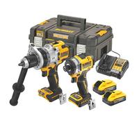 Juego de herramientas combinadas inalámbricas sin escobillas DeWalt 18 V/2 x 5 Ah DCK2200H2T
