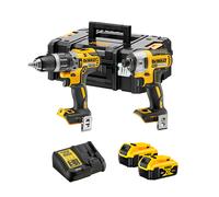 Dewalt dck266p2t-qw - kit taladro percutor dcd796 xr 18v, atornillador