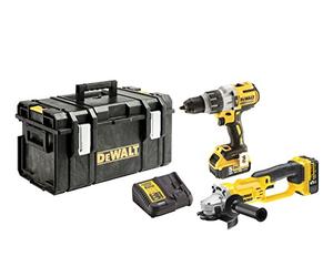 DeWalt DCK278P2-GB Dos de Combo Pack 18 V/5 Ah, 1 pieza, Amarillo; negro; Plata, dck278p2 de QW