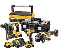 DEWALT DCK305P3T Dewalt-DCK305P3T 18V Juego de 3 herramientas-DCH273+DCF887+DCG405+DCB184x3+incarc+TSTAK I y II