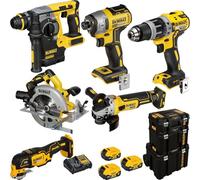 Juego de herramientas a batería DeWALT 18V, 3x batería DCK755P3T