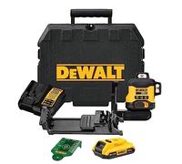 DeWalt Láser autonivelante de líneas cruzadas DCLE34031D1-QW 3x360° haz verde 18 voltios 2.0Ah Li-Ion