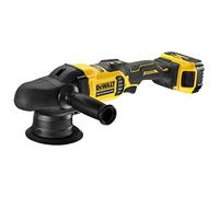 DeWalt DCM848P2-QW - Pulidora de doble acción XR 18 V 5 Ah Li-ion sin escobillas, 2 baterías, color amarillo