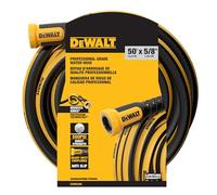 DEWALT DCMH3285 - Manguera de agua resistente de grado profesional de 50 pies x 5/8 pulgadas, para jardín, amarillo, negro