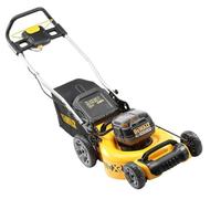 DeWalt DCMW564P2-QW, Cortacésped sin escobillas XR con 2 baterías de 18V Li-Ion 5Ah (36V) y Ancho de Corte de 48cm, 18 V, Amarillo