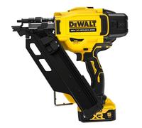 Clavadora inalámbrica DeWALT de 18 V, 2 x 5 Ah, cargador y estuche DCN930P2