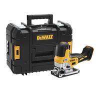 DEWALT DCS335NT-XJ, Sierra de calar sin escobillas 18V XR, Incluye maletín TSTAK, 3200cps/min, Corte madera 135mm /Acero 10mm, No incluye batería ni cargador
