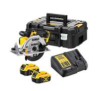 DeWalt DCS391M2-QW - Sierra circular XR 18V con batería Li-Ion 4, 0 Ah, diámetro de 165 mm y 55 mm profundidad, con maletín