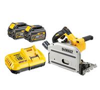 DeWalt DCS520T2-QW Sierra de incisión sin escobillas XR Flexvolt 54V con 2 baterías 54V/18V Li-Ion 6, 0 W, 54 V, Arándano