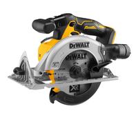 DEWALT DCS565N-XJ - Sierra circular 18V XR, Motor sin escobillas, LED integrado y dispositivo de soplado, Incluye hoja de sierra de metal duro y tope paralelo, No incluye batería ni cargador