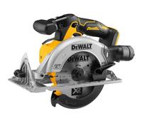 DEWALT DCS565N-XJ - Sierra circular 18V XR, Motor sin escobillas, LED integrado y dispositivo de soplado, Incluye hoja de sierra de metal duro y tope paralelo, No incluye batería ni cargador