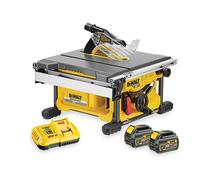 DeWalt DCS7485T2-QW - Sierra de cesa sin escobillas XR Flexvolt 54V / 18V con 2 baterías Li-Ion 6, 0 Ah, diámetro de 210 mm y 65 mm d eprofundidad