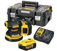 DEWALT DCW210P2 - QW - Lijadora Rotorbital sin escobillas XR 18V con 2 baterías Li - Ion 5.0Ah