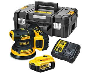 DEWALT DCW210P2 - QW - Lijadora Rotorbital sin escobillas XR 18V con 2 baterías Li - Ion 5.0Ah