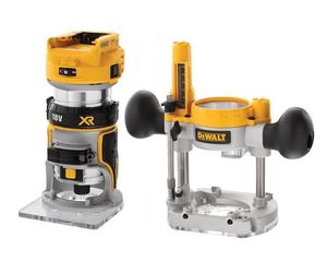 DEWALT DCW604NTXR 0.6cm Doble Base Fresadora 18V Solo Herramienta DEWDCW604NT