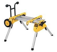 DEWALT DE7400-XJ - Mesa de Trabajo para Sierras con Ruedas de Alta Resistencia, Soporte Estacionario Ligero y Fácilmente Transportable en Aluminio, 83x91cm, Peso 15,5kg, Carga Máxima de Uso 68kg