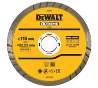 DEWALT - Disco de diamante con borde turbo híbrido, 115 mm de diámetro con un orificio de 22.23 mm, DX3921