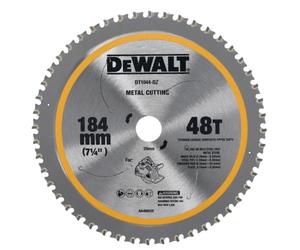 DEWALT Disco para sierra DCS383 corte en metal, 184mm x 20mm x 48T, DT1044-QZ