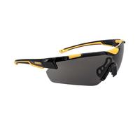 DEWALT DPG110 - Gafas protectoras unisex con montura de media montura y montura negra, lente ahumada