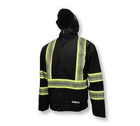 DEWALT Drw11-1zgr-l DRW11-Chubasquero Impermeable y Ligero, tamaño L, Multicolor, Talla única para Hombre