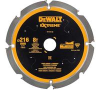 DeWalt DT1473-QZ - Hojas para corte de multi-material (fibrocemento), 216 x 30 mm, 8D