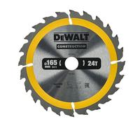 DeWalt DT1934-QZ - Hoja de sierra circular (165 x 20 mm, 24T, madera clavada)