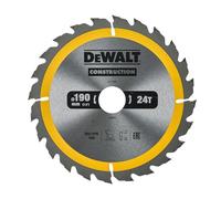 Hoja de sierra circular Dewalt DT1944-QZ 190x30mm 24T Clavada Madera
