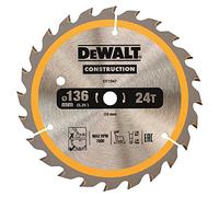 DeWalt dt1947 circular hoja batería 136/10 mm 24 WZ, 1 unidad