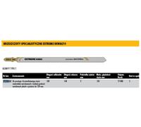 DeWalt Hojas de calar DT2084-QZ Extreme 180 mm corte recto/curvo en planchas metálicas hasta 120 mm