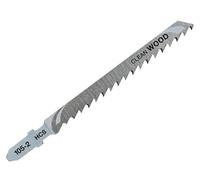 DeWalt DT2164-QZ - Hoja de sierra de calar HCS, longitud de 100 mm, paso de diente de 4 mm, para cortes en madera, aglomerado, contrachapado, laminado y plástico