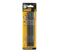 DeWalt DT2167-QZ DT2167-QZ-Hoja de Sierra de calar HCS, Longitud: 180mm, Paso de Diente: 4mm, para Cortes Gruesos y rápidos en Madera de construcción de hasta 120mm de Espesor, 0 W, 0 V