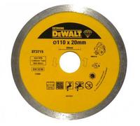 DeWalt Disco de diamante DT3715-QZ Corte seco y húmedo para azulejo 110x20 mm Porcelana/Piedras
