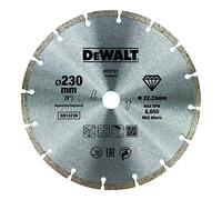DeWalt DT3731-QZ - Disco de diamante para corte en seco con borde segmentado, para materiales de construcción, 230 x 22, 2 mm
