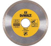 DEWALT DT40206-QZ - Disco de diamante para corte en seco con borde continuo 180mm x 22.2mm para cerámica, Paquete de 2